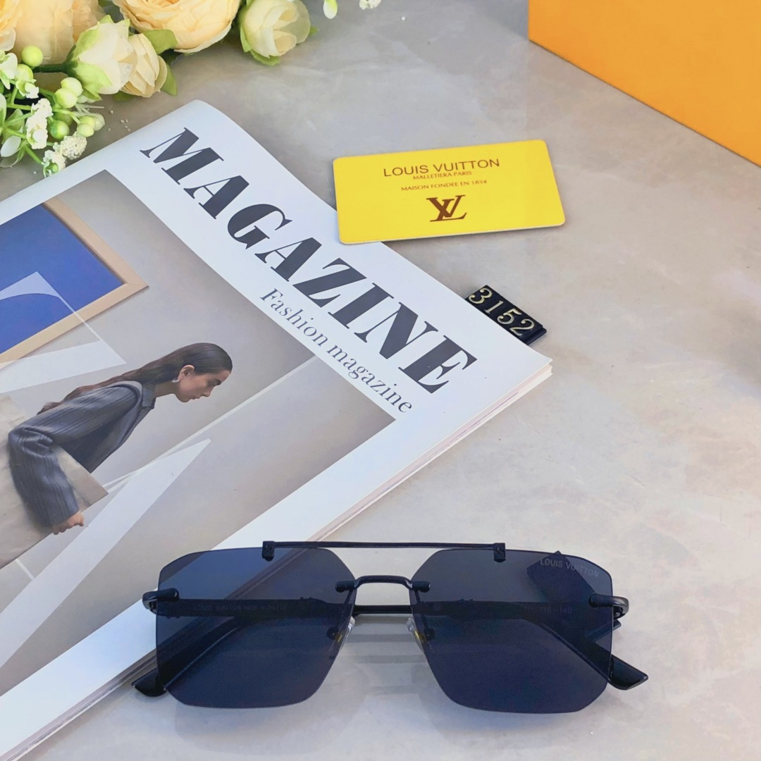 。。Louis vuitto*网红太阳镜男女个性潮海边拍照墨镜百搭大脸显瘦开车防紫外线