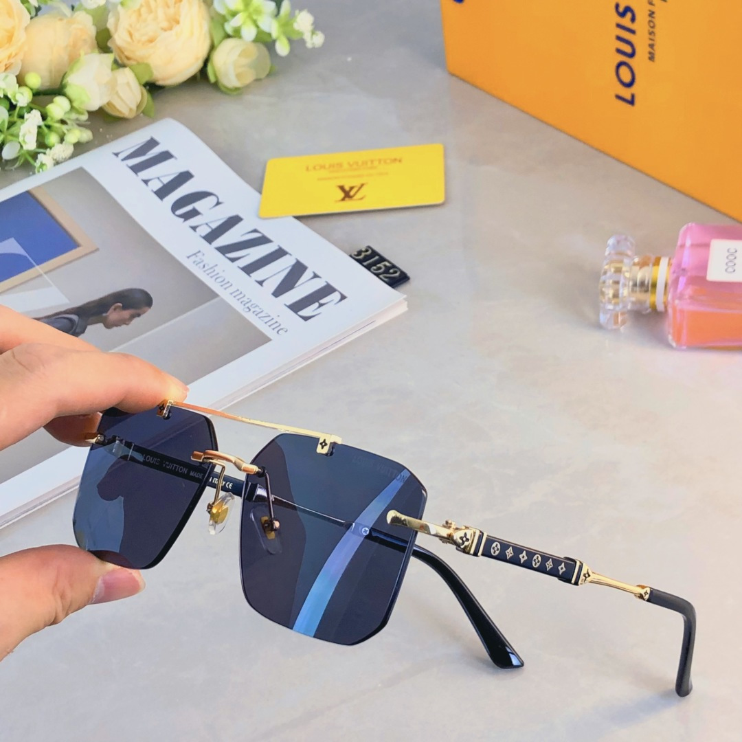 。。Louis vuitto*网红太阳镜男女个性潮海边拍照墨镜百搭大脸显瘦开车防紫外线