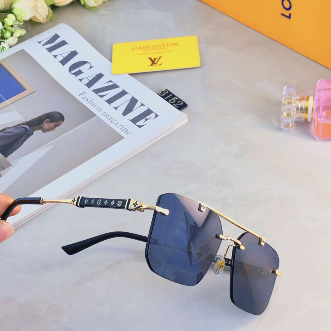 。。Louis vuitto*网红太阳镜男女个性潮海边拍照墨镜百搭大脸显瘦开车防紫外线
