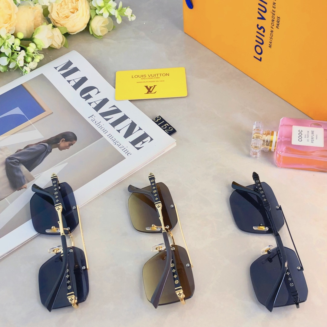 。。Louis vuitto*网红太阳镜男女个性潮海边拍照墨镜百搭大脸显瘦开车防紫外线