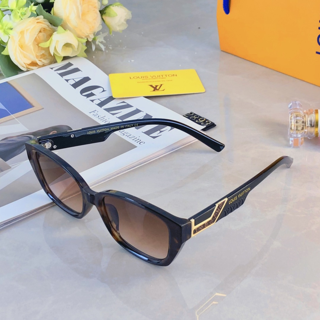 。。Louis vuitto*高级感时尚2025新款方框太阳镜小众洋气墨镜网红街拍度假眼镜