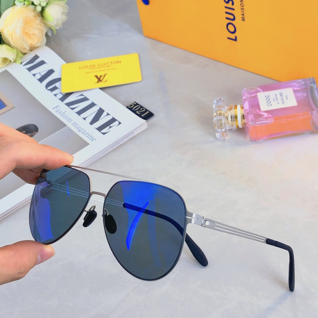 。。Louis vuitto*超轻简约高清尼龙镜片偏光太阳镜男士大脸驾驶墨镜高弹性不夹脸