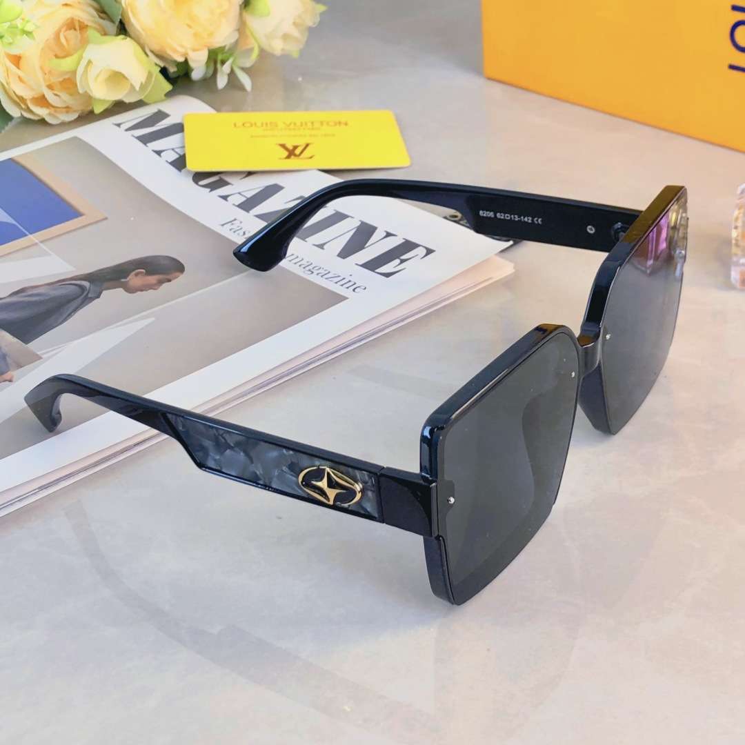 。。Louis vuitto*2025新款女士时尚太阳镜女眼镜大框经典墨镜韩版街拍