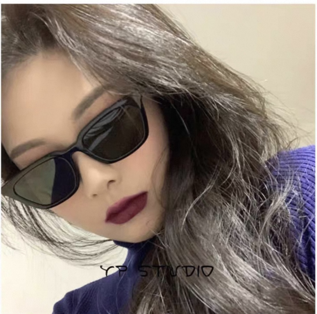 。。复古猫眼墨镜女欧美ins小脸款高级感网红辣妹街拍时尚太阳眼镜男
