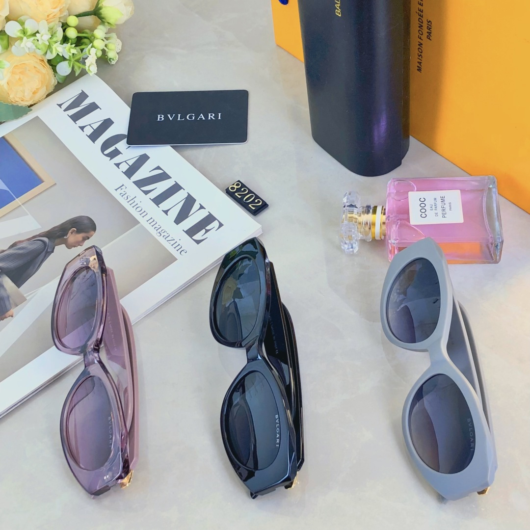 。。BVLGAR*欧美新款复古太阳镜2025新款网红ins同款异形框太阳眼镜女高级感
