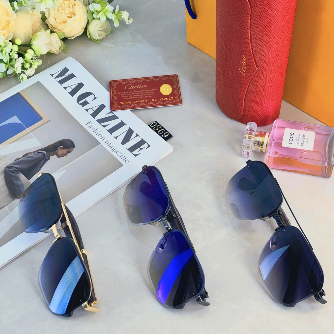 。。Cartie*新款时尚太阳镜  男女同款墨镜 时尚潮流休闲出游太阳镜