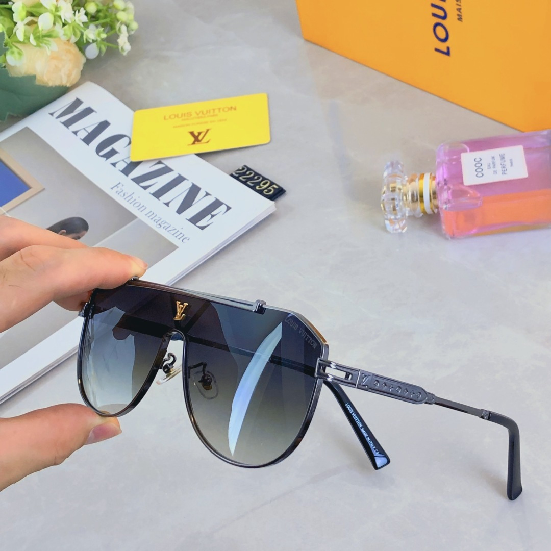。。Louis vuitto*时尚新款太阳眼镜高品质高质感百搭潮遮阳大框金属大气