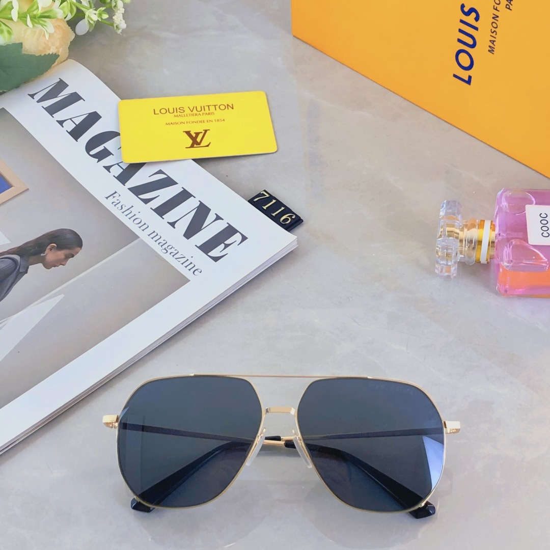 。。Louis vuitto*2025新款尼龙偏光墨镜驾驶潮流墨镜时尚防紫外线太阳眼镜