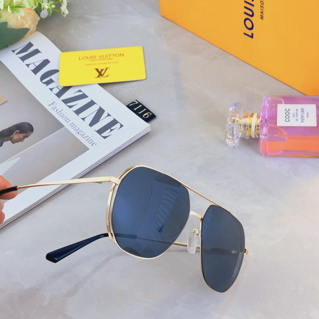 。。Louis vuitto*2025新款尼龙偏光墨镜驾驶潮流墨镜时尚防紫外线太阳眼镜
