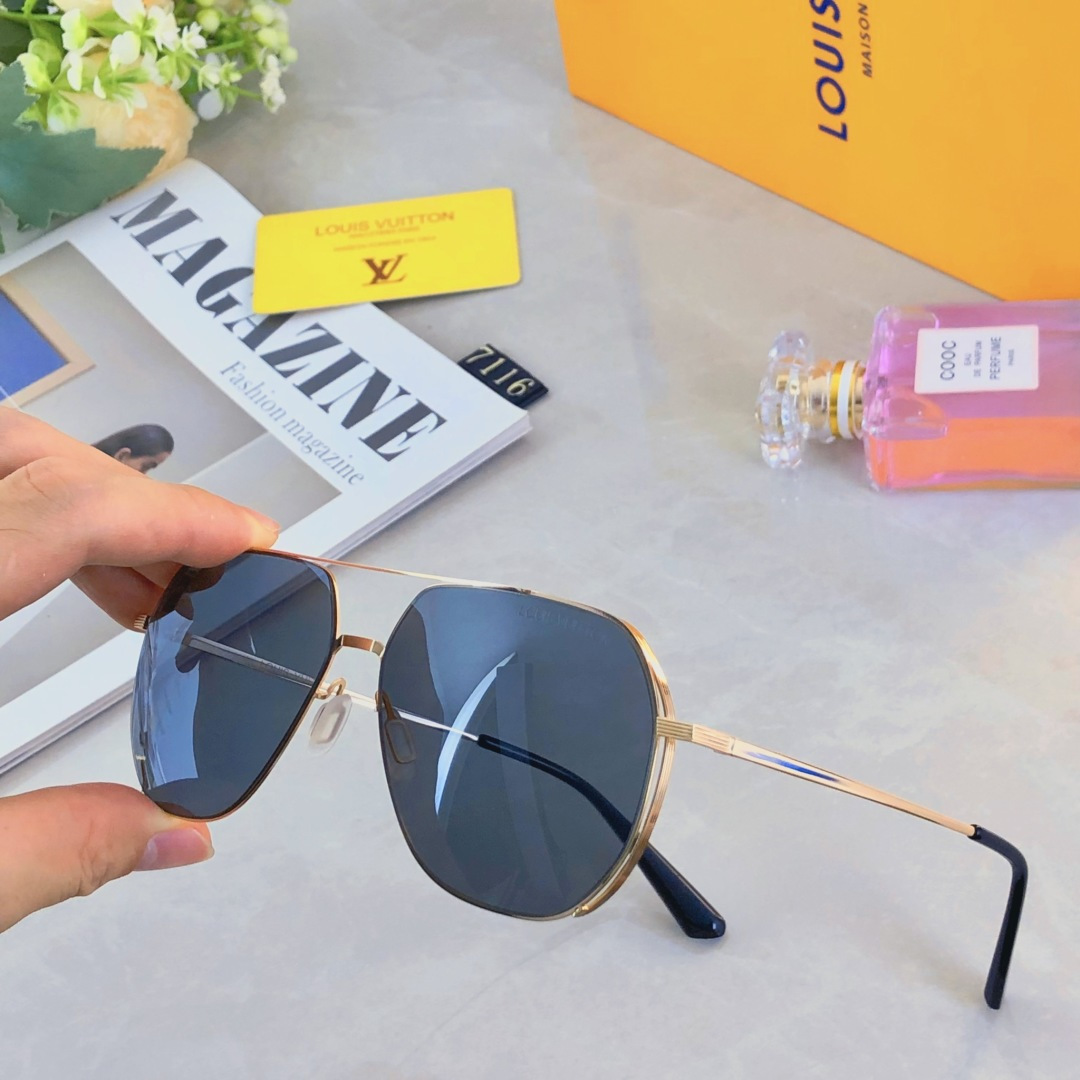 。。Louis vuitto*2025新款尼龙偏光墨镜驾驶潮流墨镜时尚防紫外线太阳眼镜