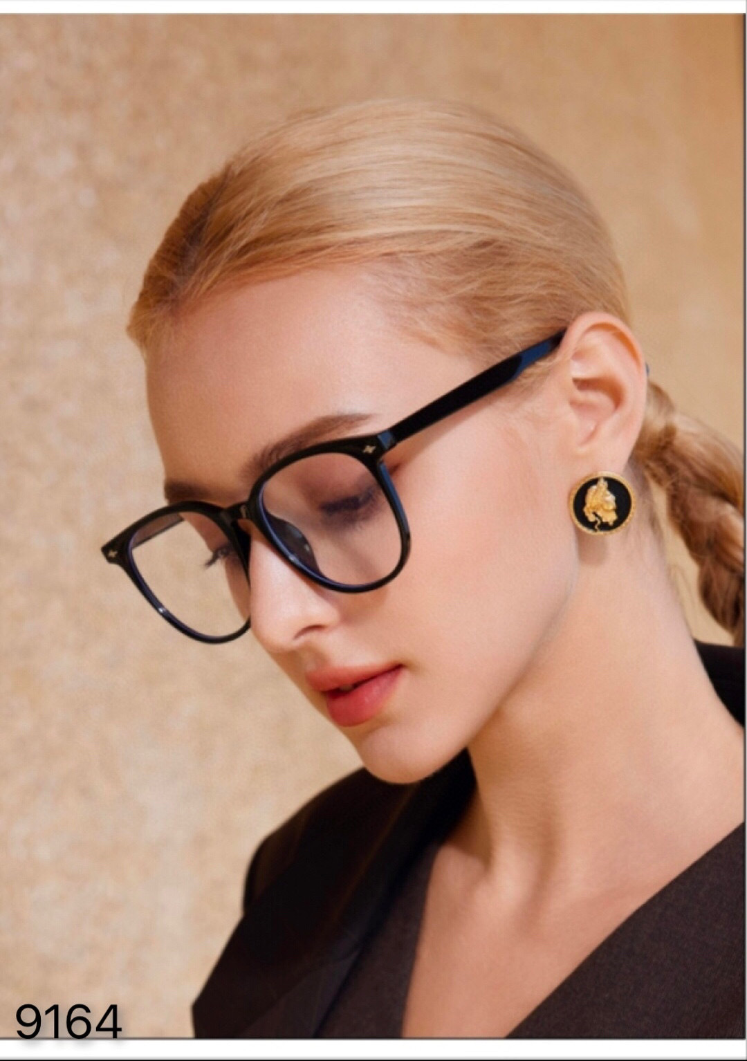 。。Louis vuitto*复古韩版猫眼透灰素颜神器眼镜方圆脸显瘦可配度数近视镜框超