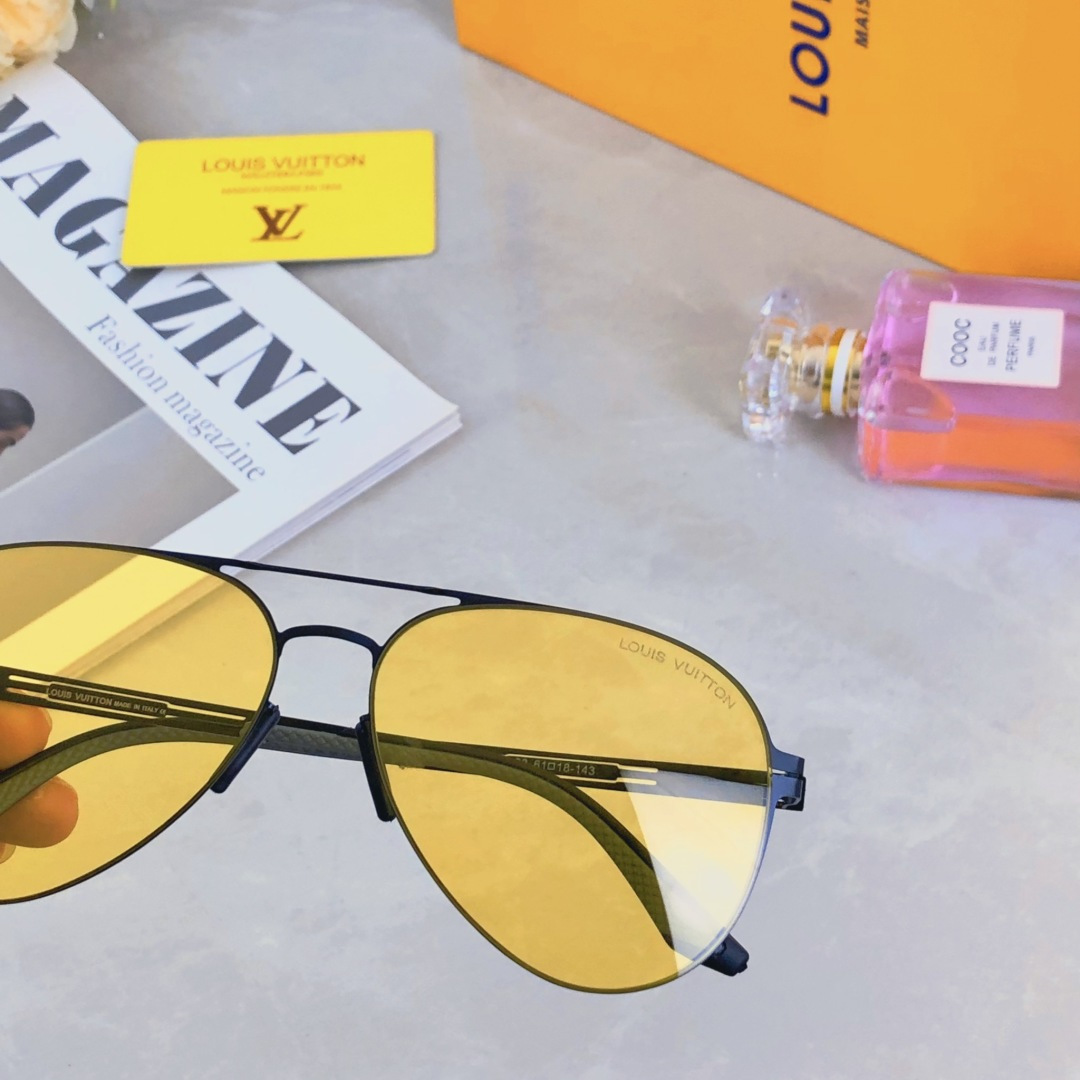 。。Louis vuitto*2025新款百搭尼龙偏光太阳镜男时尚潮流太阳墨镜