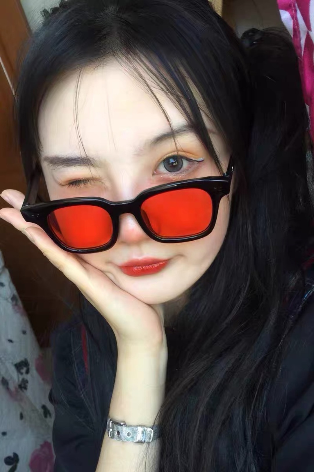 。。墨镜夏网红街拍时尚帅气蹦迪眼镜方形防紫外线太阳镜权志龙同款