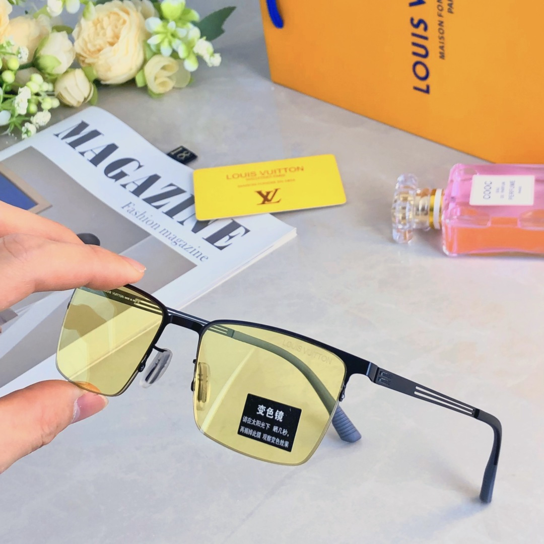 。。Louis vuitto*不锈钢双梁无螺丝男士偏光太阳镜超轻高级感太阳眼镜遮阳墨镜