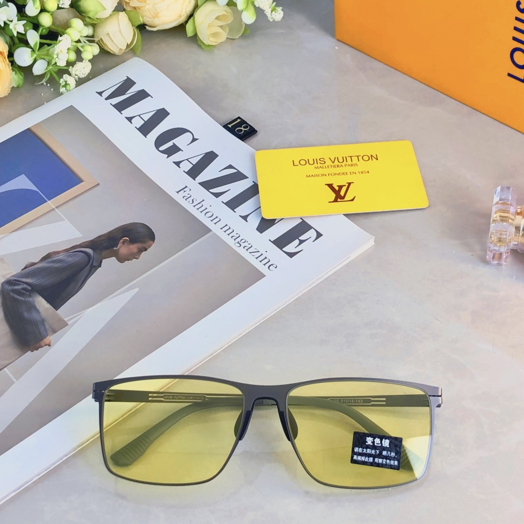 。。Louis vuitto*不锈钢双梁无螺丝男士偏光太阳镜超轻高级感太阳眼镜遮阳墨镜