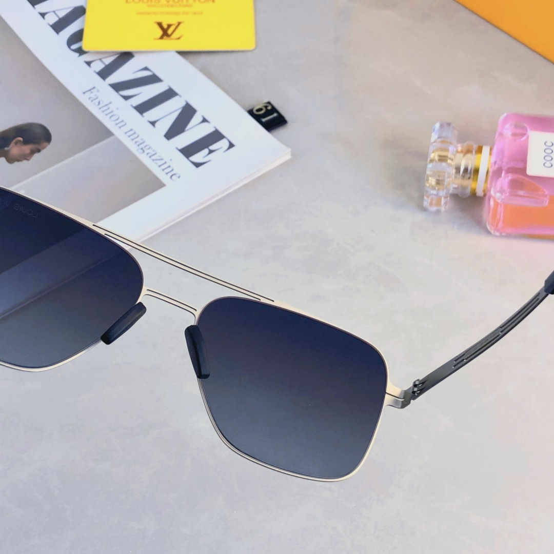 。。Louis vuitto*2025新款男士金属高清尼龙偏光墨镜飞行员防强光太阳镜