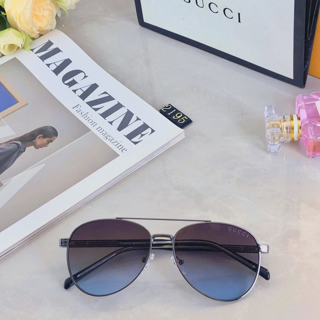 。。Gucc*欧美复古素颜朋克太阳镜高级感设计明星款蛤蟆镜飞行员墨镜