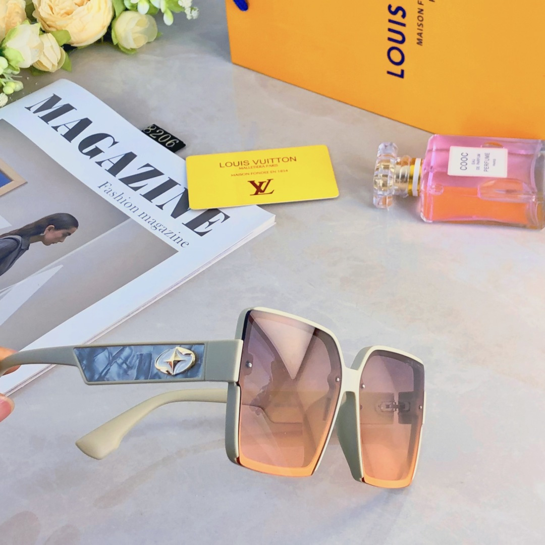 。。Louis vuitto*墨镜方形红潮高级感女轻奢框小小红书网香风抖音2025太阳镜新款