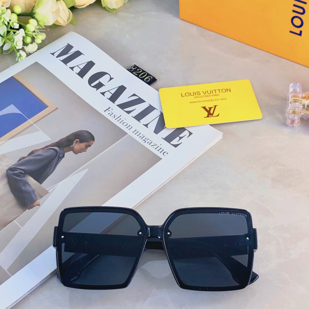 。。Louis vuitto*墨镜方形红潮高级感女轻奢框小小红书网香风抖音2025太阳镜新款