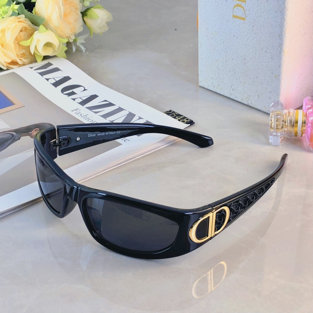 。。Dio*2025新款CD发箍墨镜女高级感TR90未来感太阳镜男潮骑行驾驶镜