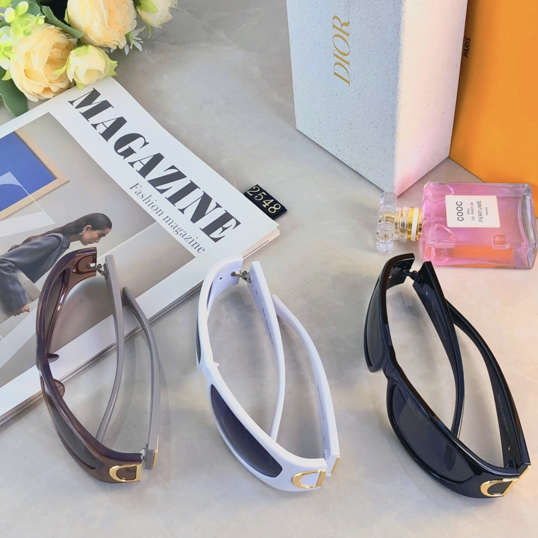 。。Dio*2025新款CD发箍墨镜女高级感TR90未来感太阳镜男潮骑行驾驶镜