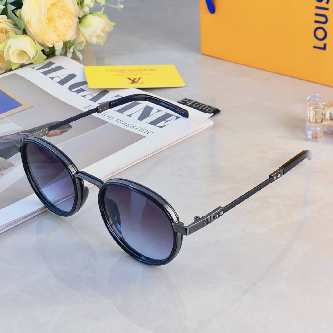 。。Louis vuitto*复古椭圆形小框ins风太阳镜女夏素颜装饰眼镜网红朋克风墨镜