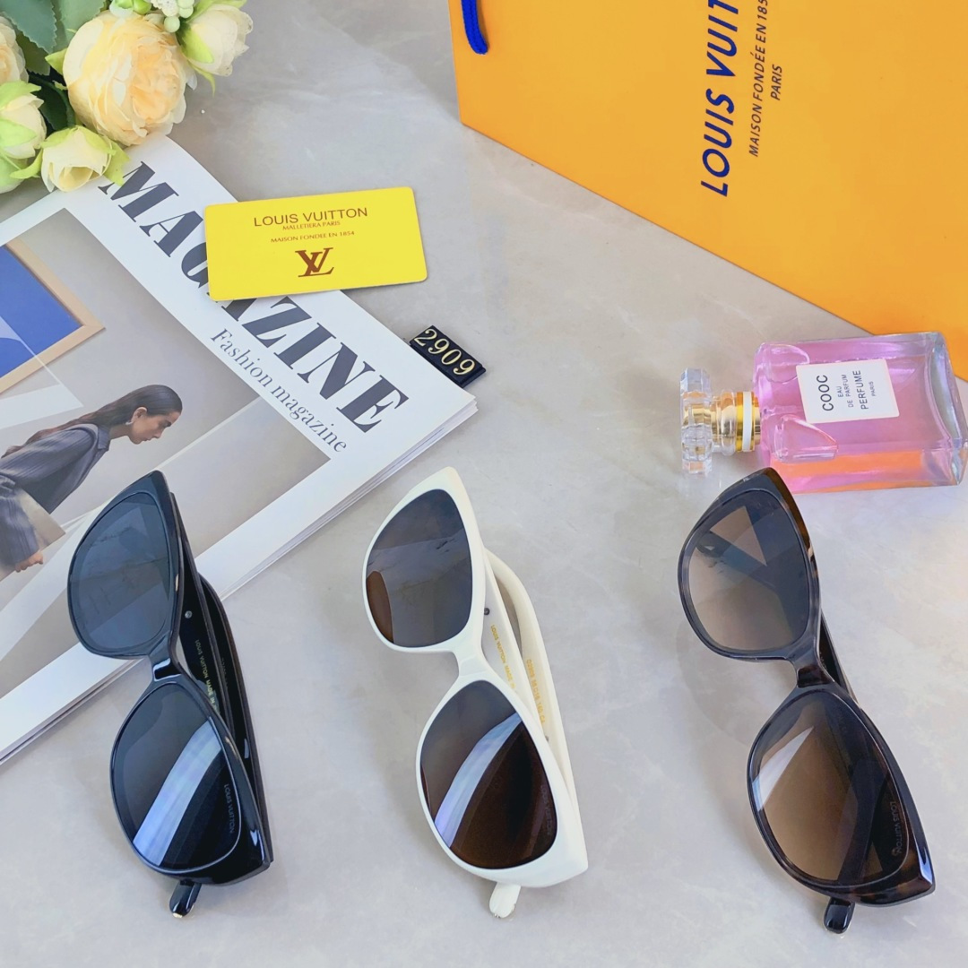 。。Louis vuitto*2025新款小框个性网红风高级感偏光墨镜高颜值开车太阳镜