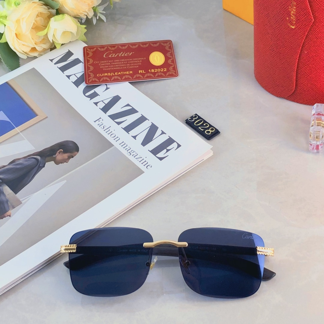 。。Cartie*韩版网红墨镜女ins潮流时尚方框大脸显瘦太阳镜夏季眼镜男士
