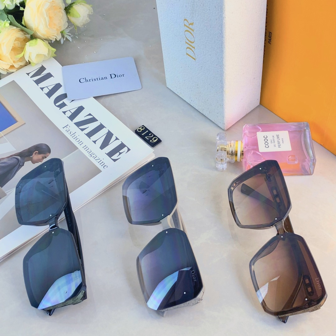 。。Dio*ins潮流大框墨镜平面镜片韩大气时尚太阳眼镜欧美