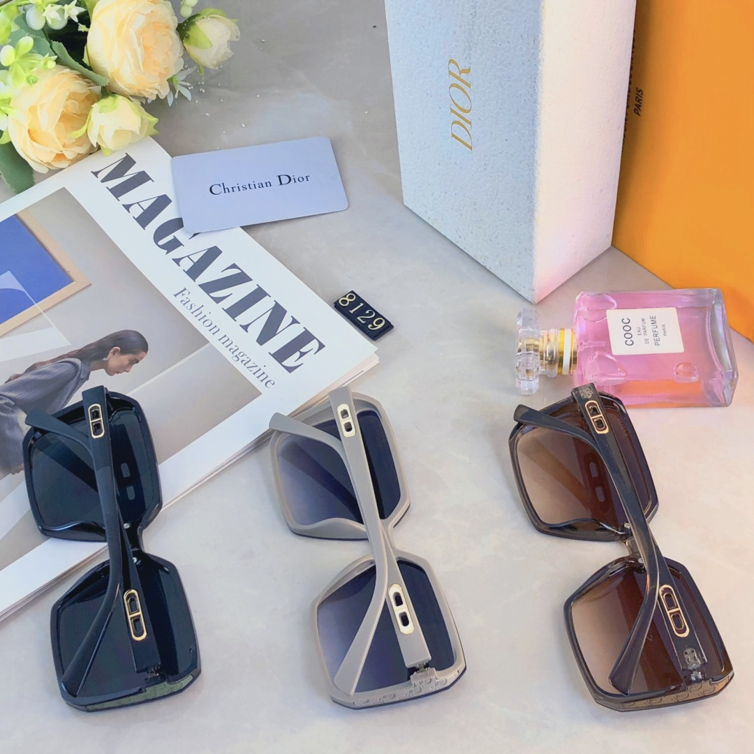 。。Dio*ins潮流大框墨镜平面镜片韩大气时尚太阳眼镜欧美