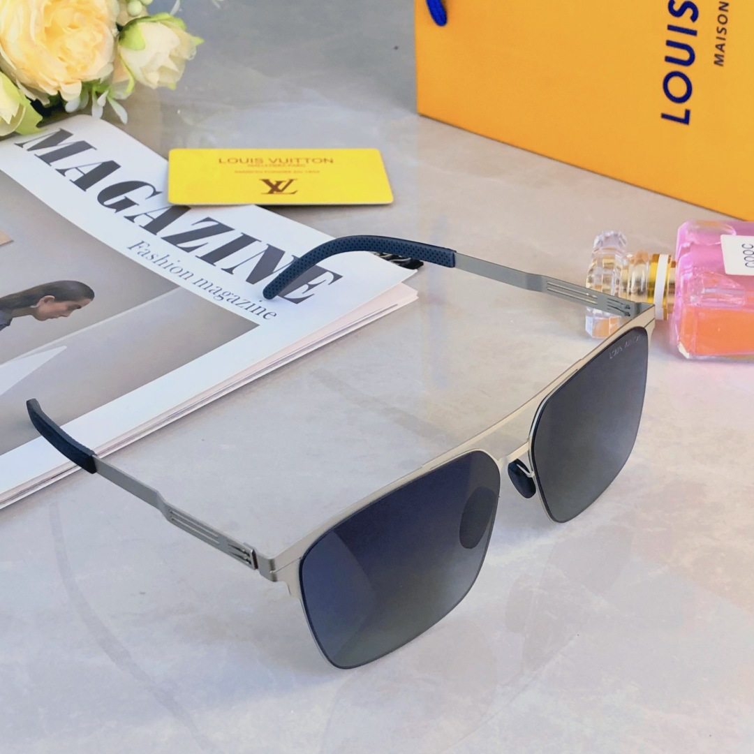 。。Louis vuitto*2025新款尼龙偏光太阳镜潮无螺丝开车时尚简约舒适轻男士