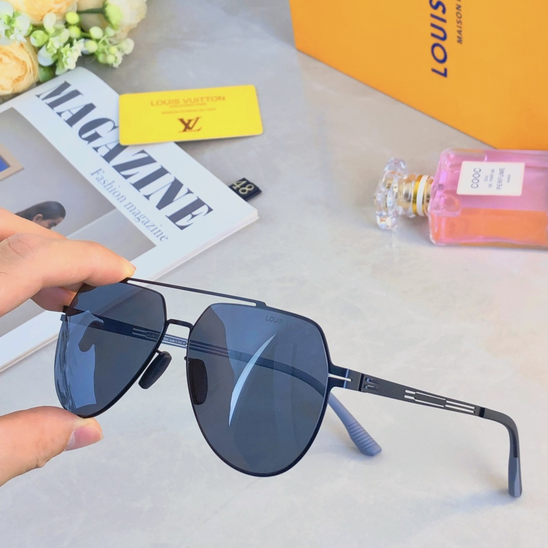 NO:374459,Louis vuitto* HD nylon polarized sunglasses without welding integrated ultra-light screwless glasses sunglasses glasses sunglasses, glasses, louis vuitton19860909Louis vuitto*高清尼龙偏光太阳镜无焊接一体超轻无螺丝眼镜墨镜眼镜墨镜太阳镜,眼镜,louis vuitton,glasses