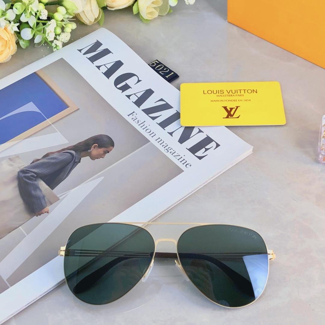 。。Louis vuitto*超轻简约高清尼龙镜片偏光太阳镜男士大脸驾驶墨镜高弹性不夹脸