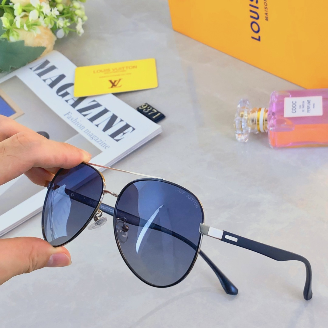 。。Louis vuitto*国际太阳镜欧版金属复古风简约法式优雅墨镜