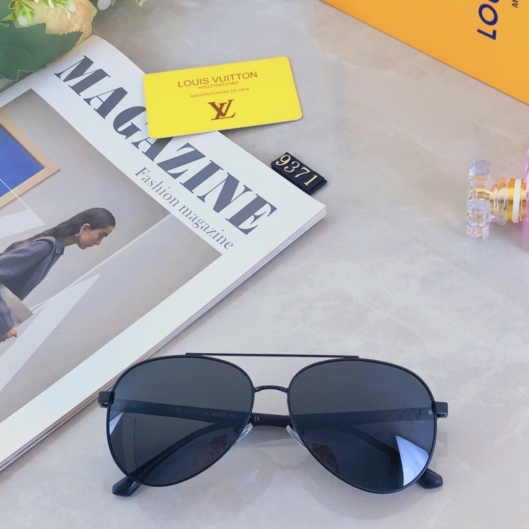 。。Louis vuitto*国际太阳镜欧版金属复古风简约法式优雅墨镜