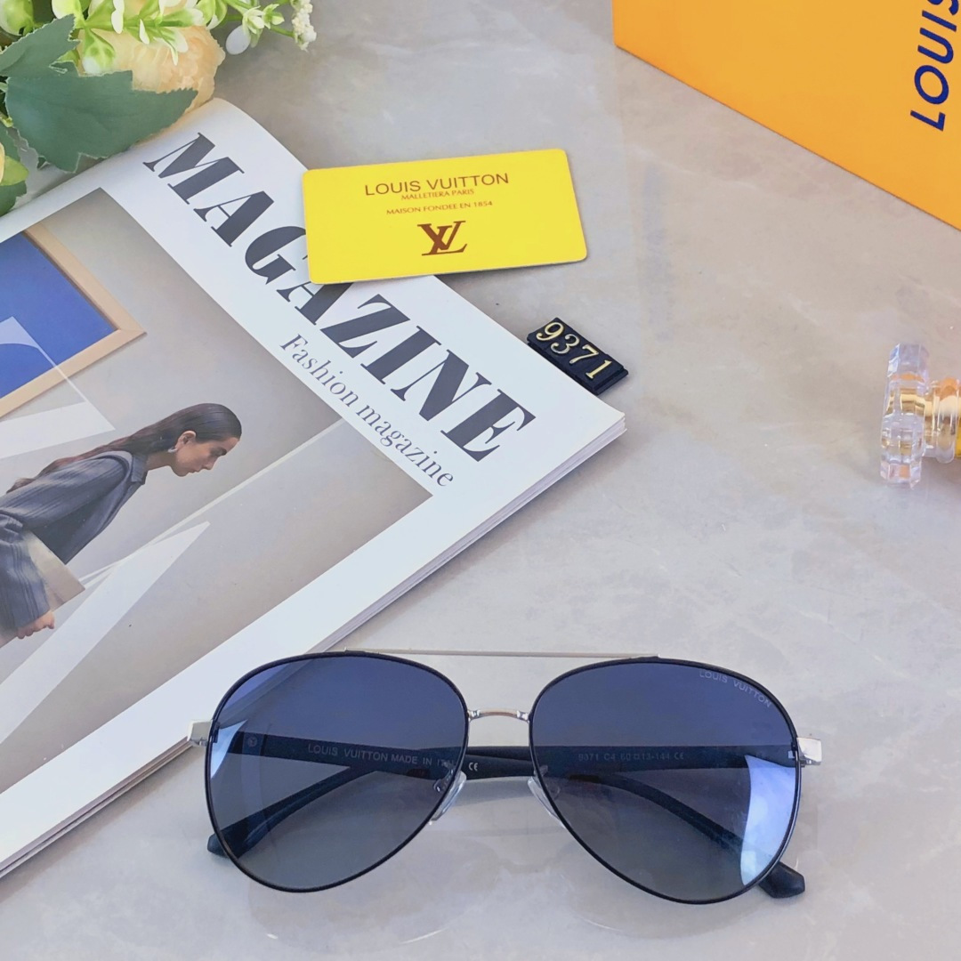 。。Louis vuitto*国际太阳镜欧版金属复古风简约法式优雅墨镜