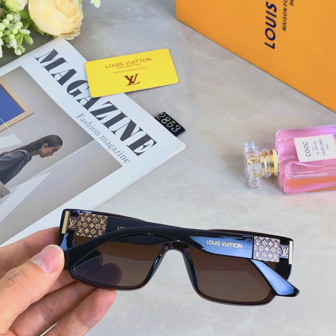 。。Louis vuitto*墨镜女2025新款方形个性超酷高级感防紫外线凹造型拍照太阳眼镜