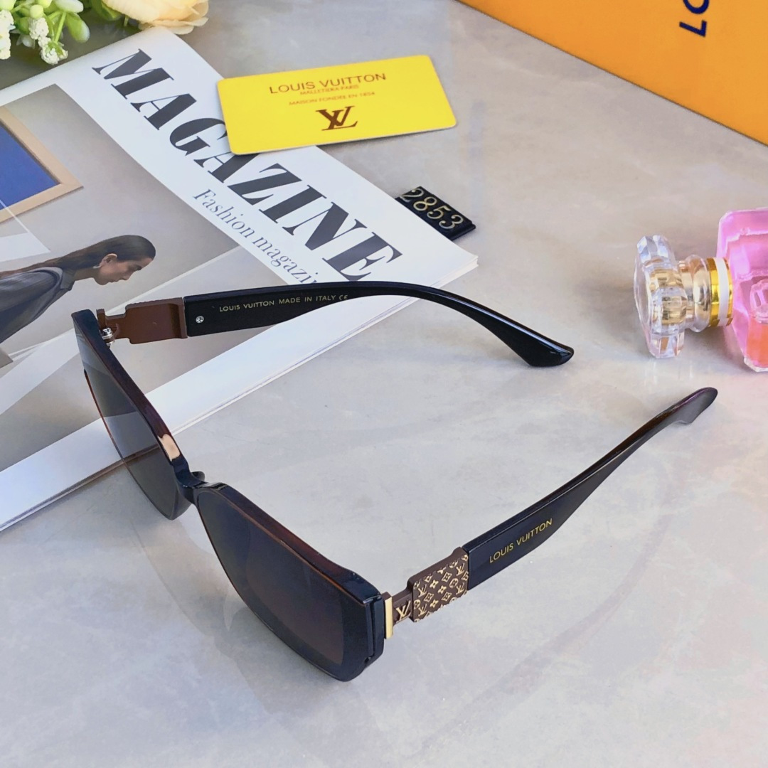 。。Louis vuitto*墨镜女2025新款方形个性超酷高级感防紫外线凹造型拍照太阳眼镜