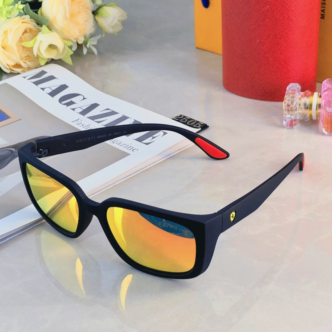 。。Ferrar*ins网红风气质款方形时髦小框偏光防紫外线太阳眼镜街拍墨镜潮