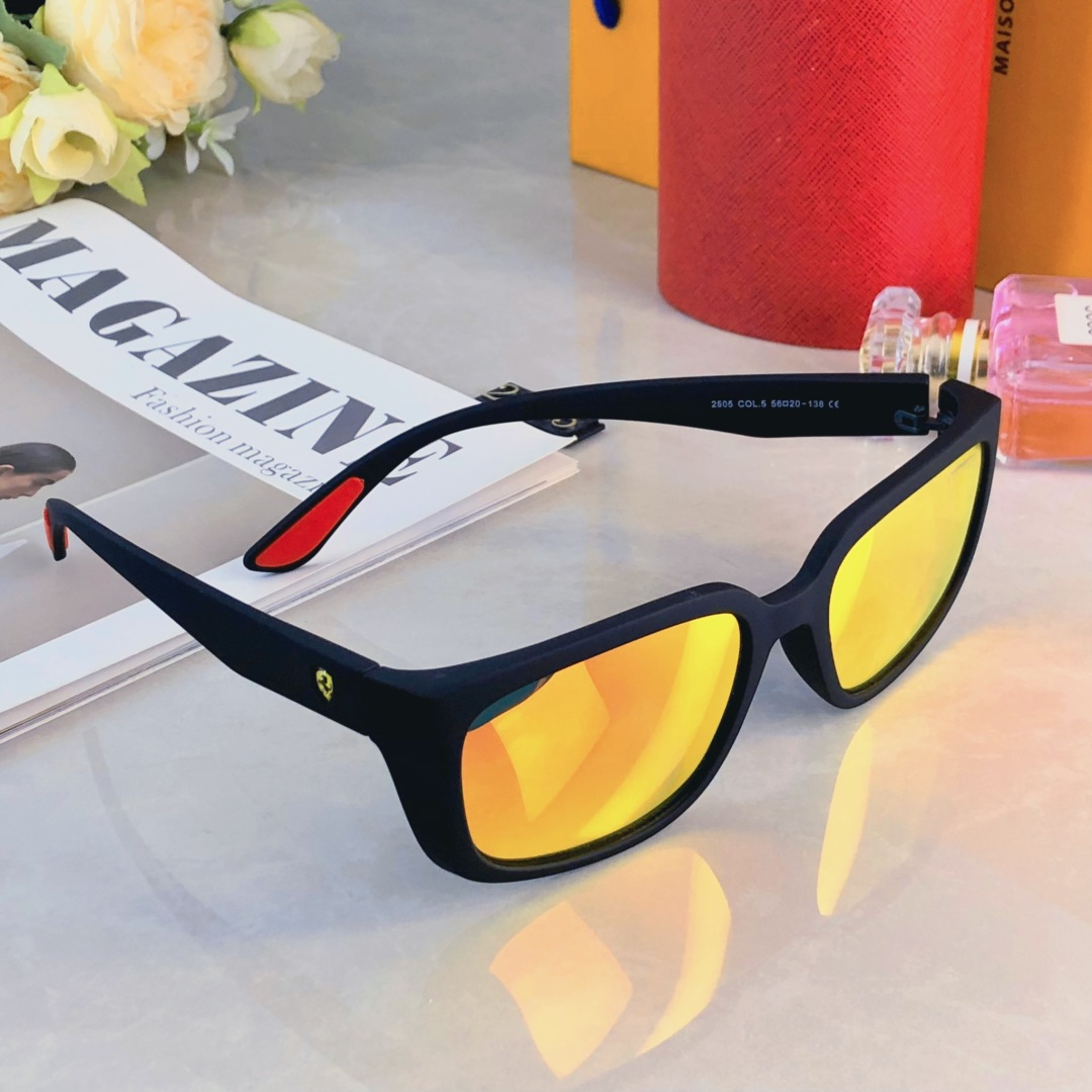 。。Ferrar*ins网红风气质款方形时髦小框偏光防紫外线太阳眼镜街拍墨镜潮