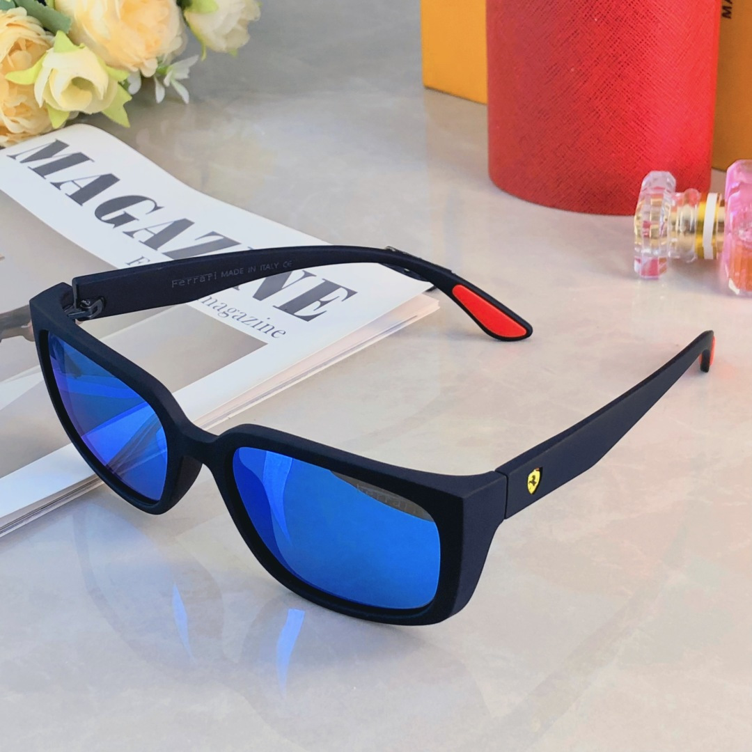 。。Ferrar*ins网红风气质款方形时髦小框偏光防紫外线太阳眼镜街拍墨镜潮