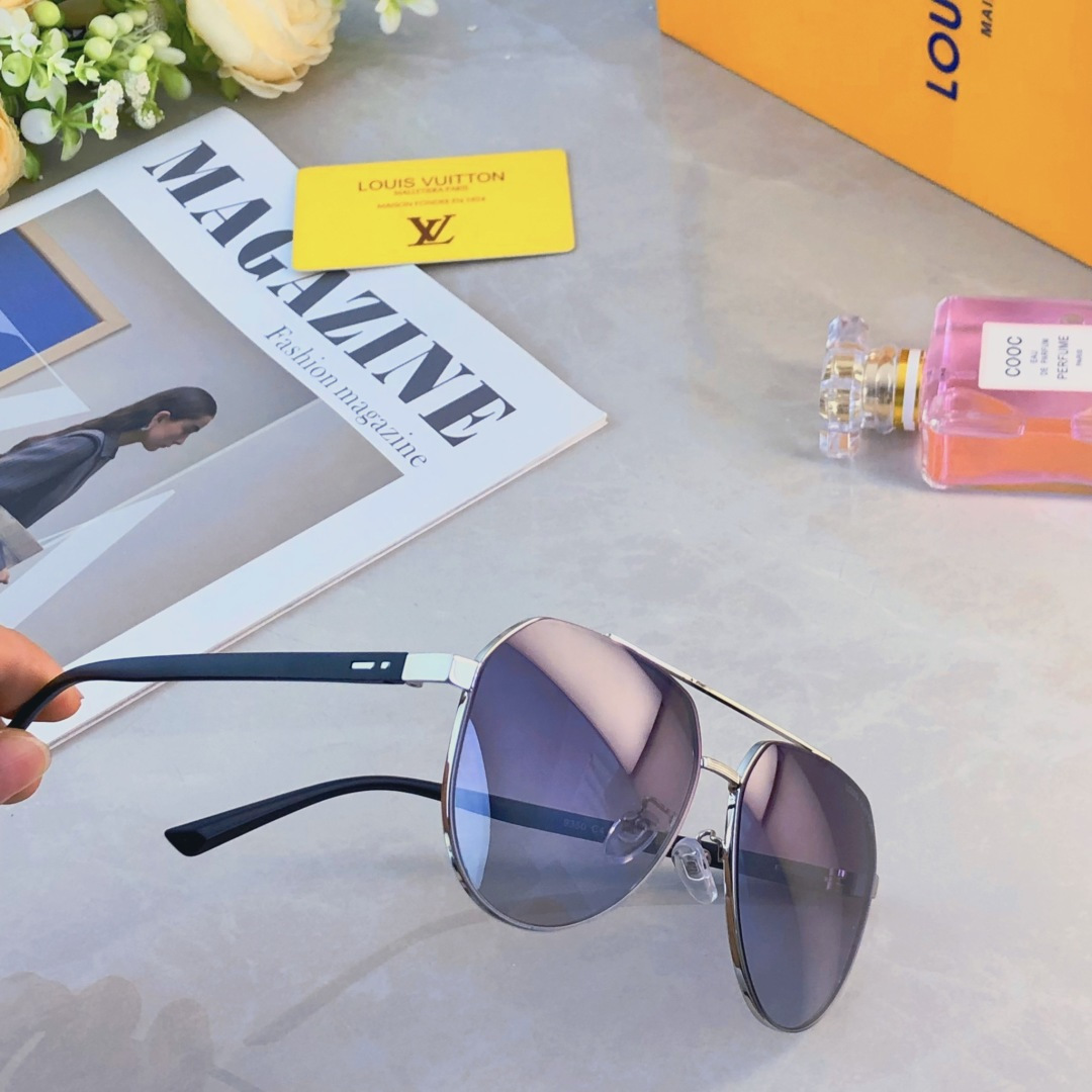 。。Louis vuitto*情侣款复古飞行员太阳镜男女高颜值时尚街拍遮阳防晒墨镜拍照旅游