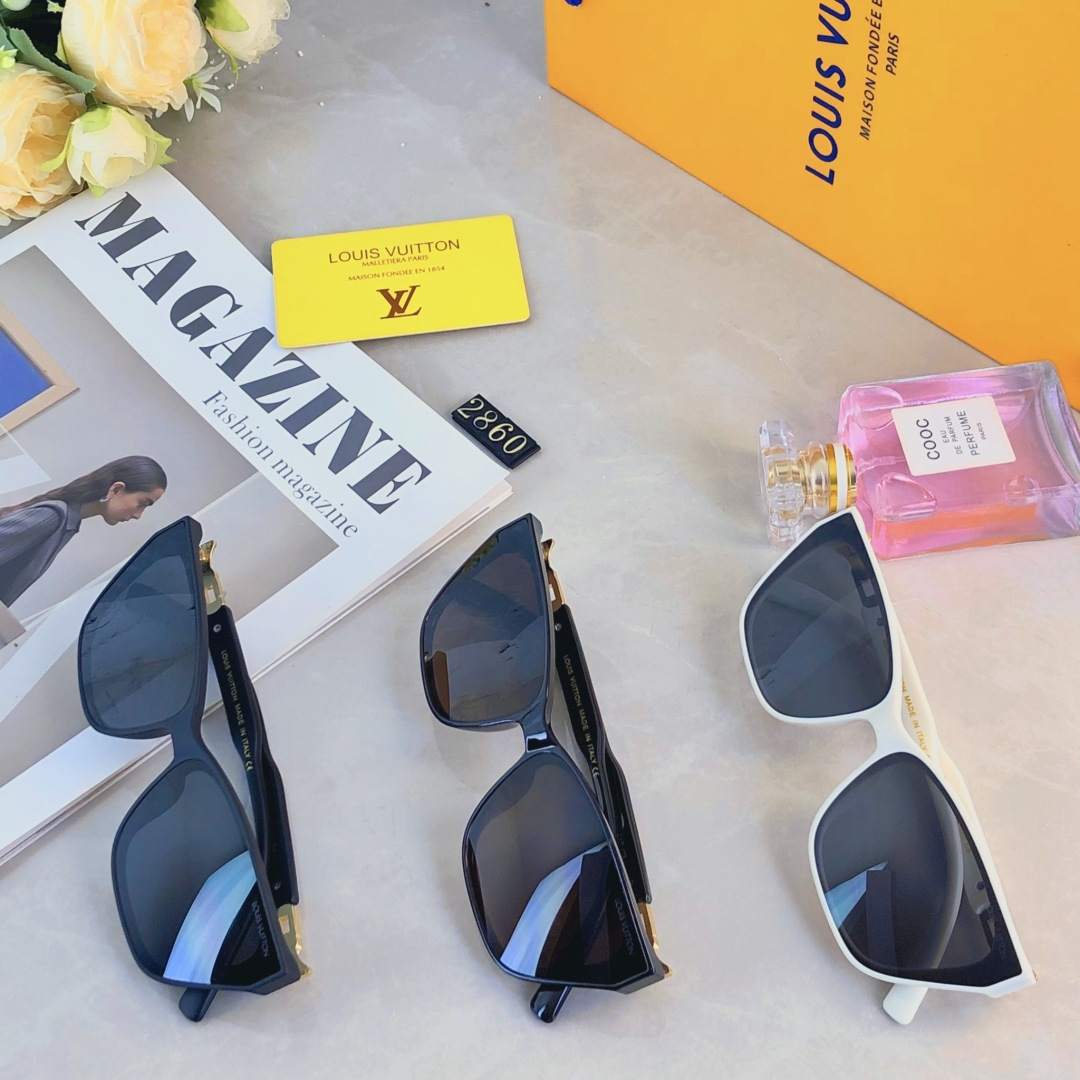 。。Louis vuitto*时尚新款太阳眼镜高品质高质感百搭遮阳潮酷大气小框