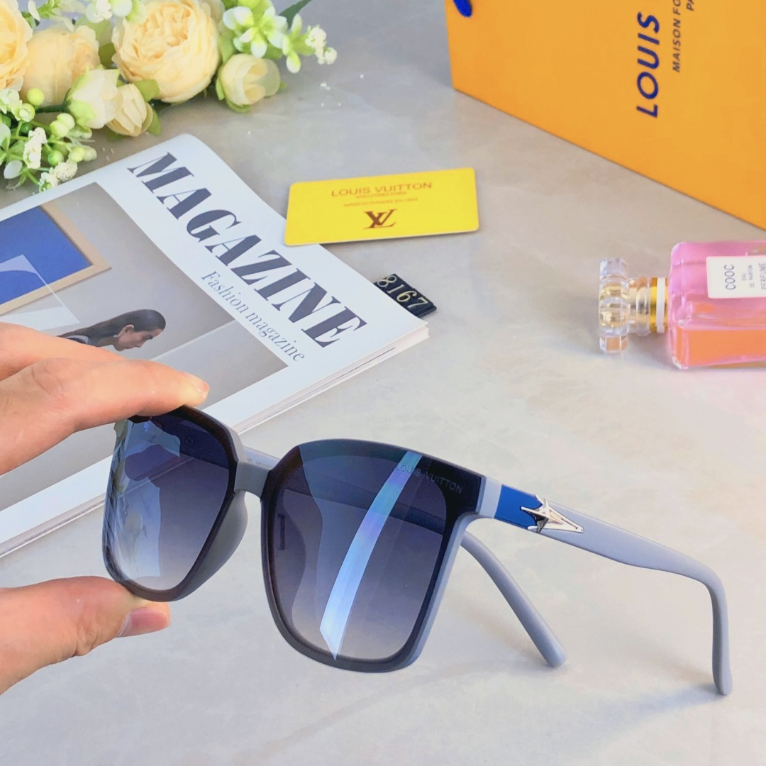 。。Louis vuitto*韩版复古遮阳猫眼近视墨镜女款潮高级感方形太阳眼镜男款