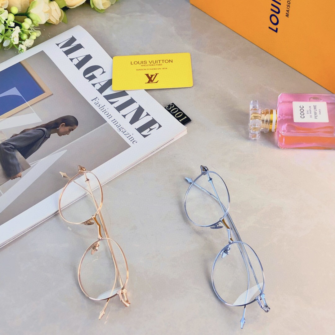 。。Louis vuitto*ins韩系个性复古圆金属纯钛近视眼镜框男女文艺平光镜架可配度数