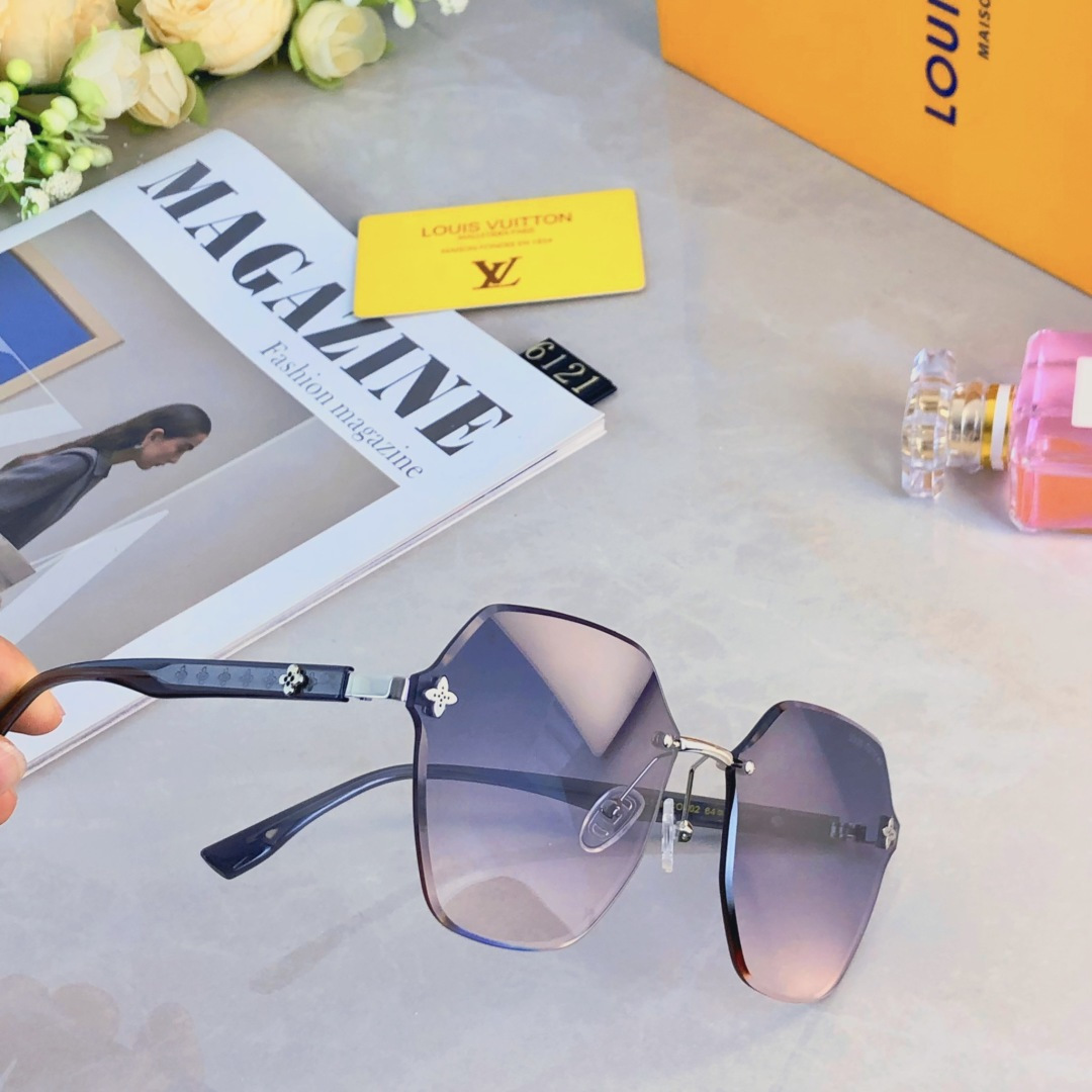 。。Louis vuitto*2025新款大框字母墨镜轻奢气质百搭防紫外线防晒显瘦太阳眼镜
