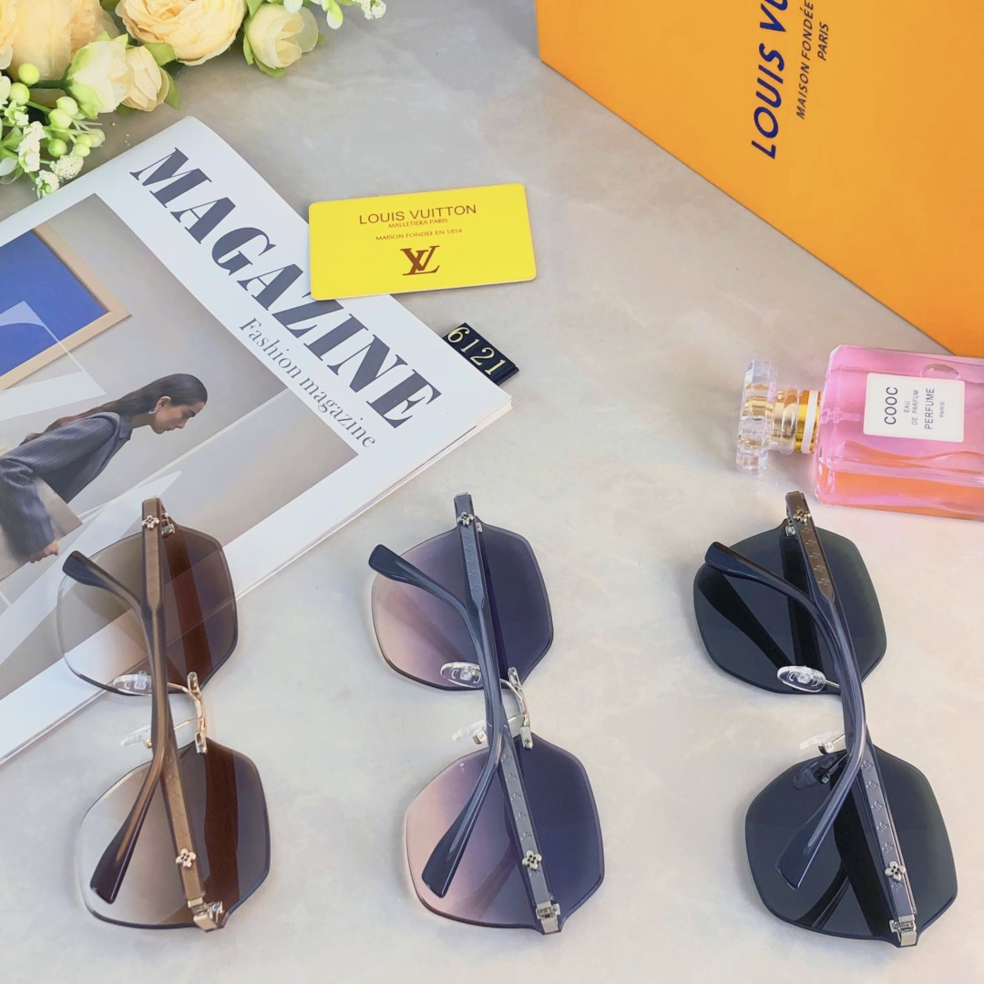 。。Louis vuitto*2025新款大框字母墨镜轻奢气质百搭防紫外线防晒显瘦太阳眼镜