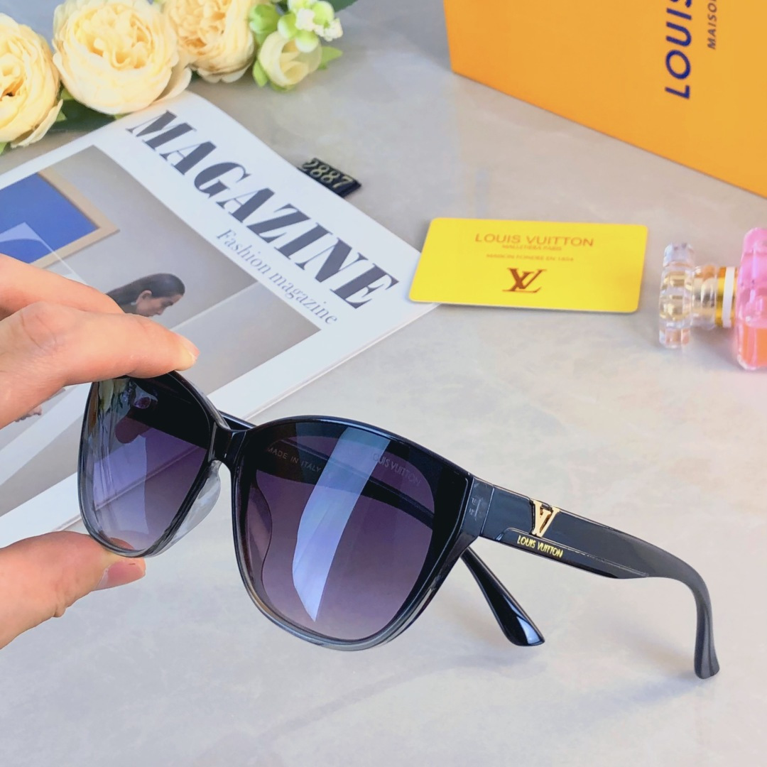 。。Louis vuitto*轻奢款复古TR墨镜女超轻高级品质感防紫外线太阳眼镜