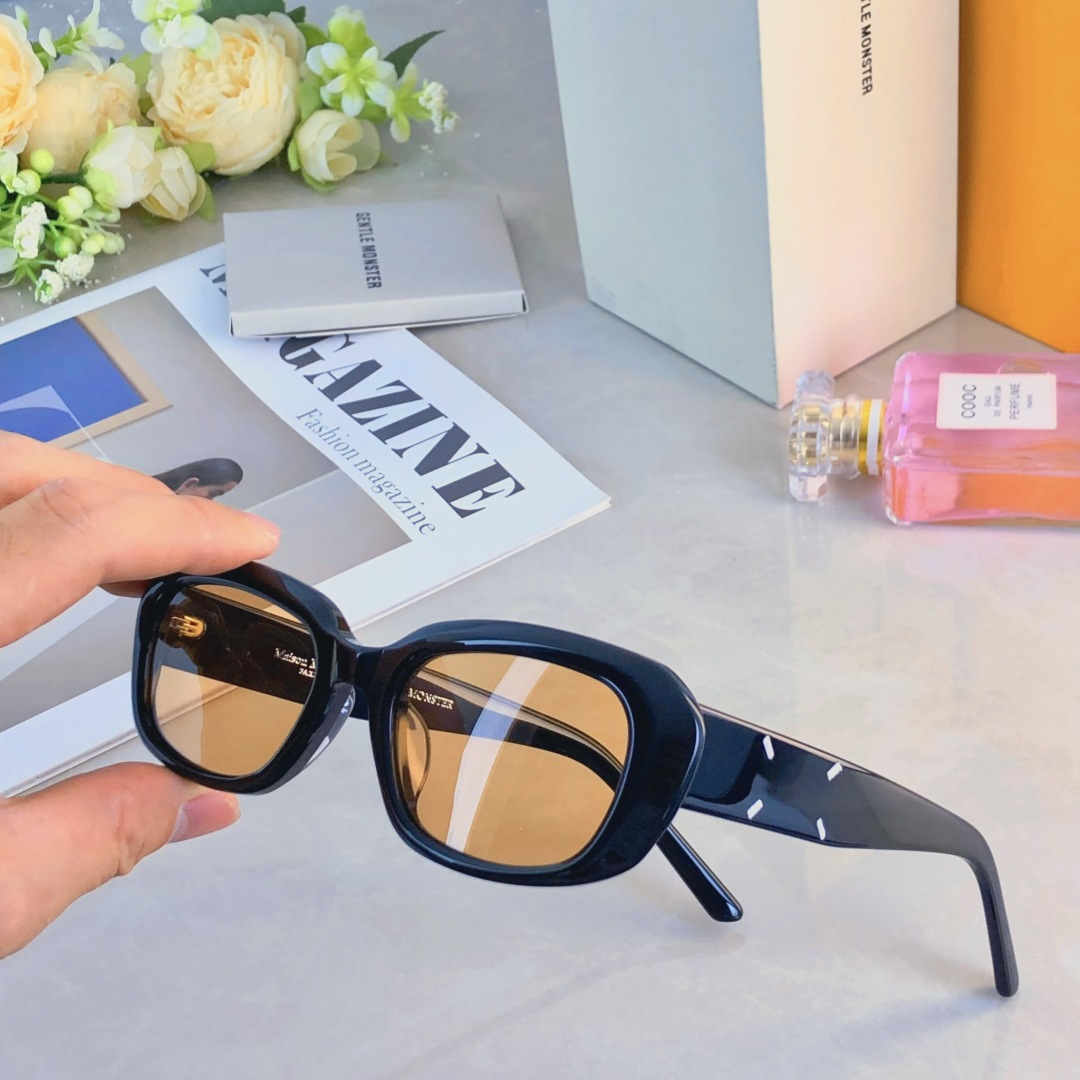 。。韩版复古黑色方形窄框时髦墨镜女款潮街拍高级感夏季太阳眼镜男