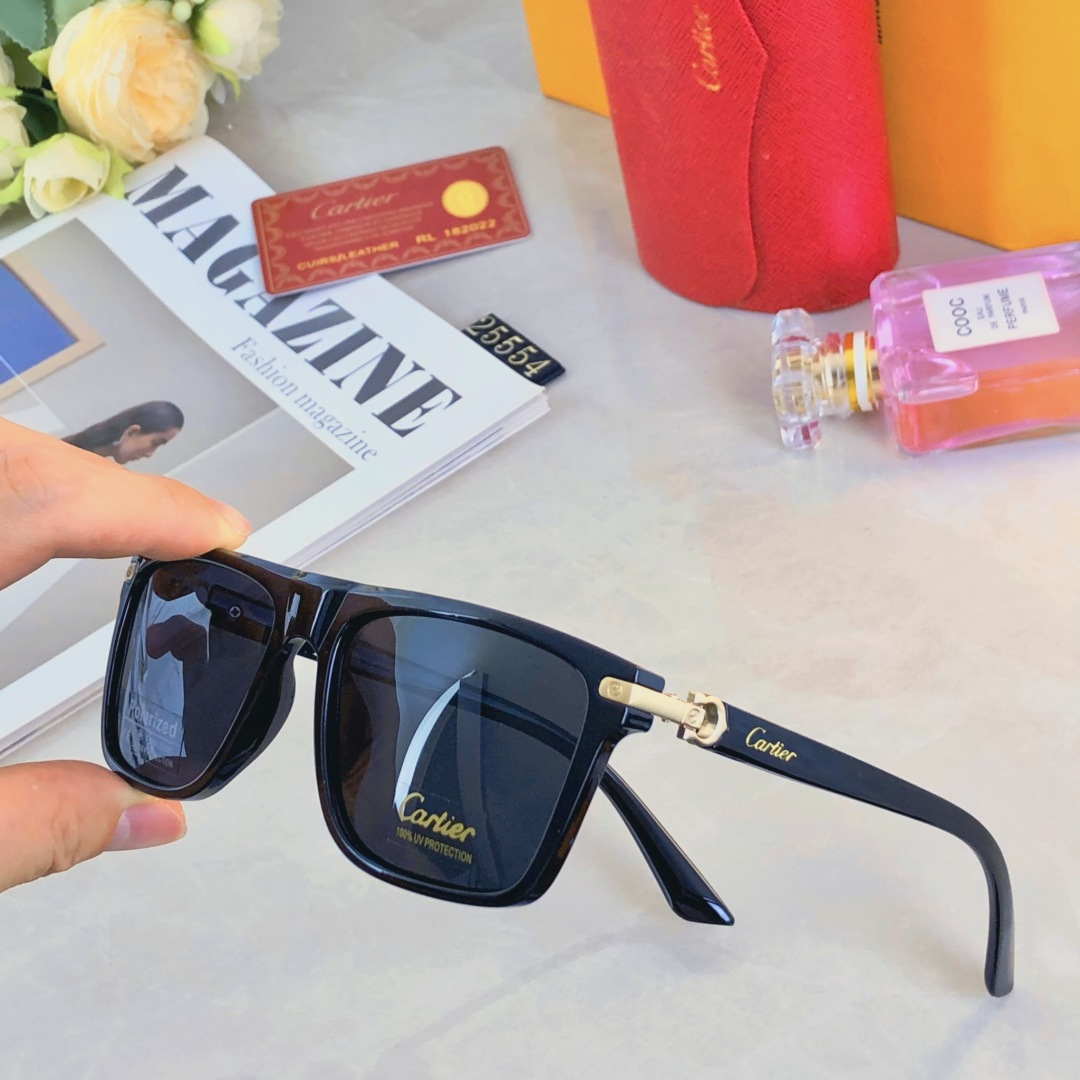 。。Cartie*韩版大框潮流墨镜防紫外线遮阳太阳镜高级感眼镜框百搭